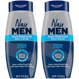Nair Men Hair Removal Body Cream, 12 Ounce (Pack of 2)