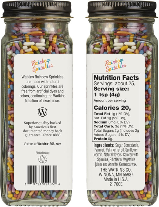 Watkins_Rainbow_Decorating_Sprinkles,_No_Artificial_Dyes,_Kosher,_3.4_Ounce_Jar,_1-Pack