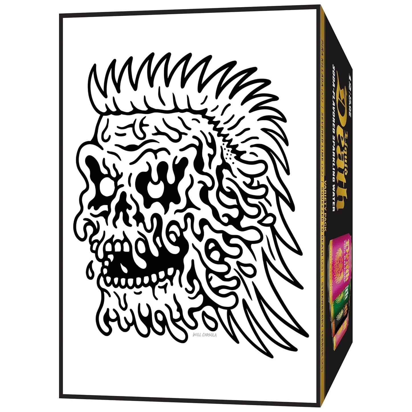Liquid_Death_Soda-Flavored_Sparkling_Water_-_Modern_Variety,_Less_Sugar*,_Huge_Flavor,_No_Caffeine,_No_Artificial_Sweeteners,_4_Flavors:_Lime,_Orange,_Strawberry,_Piña_Killada_12_Fl_Oz_(Pack_of_12)
