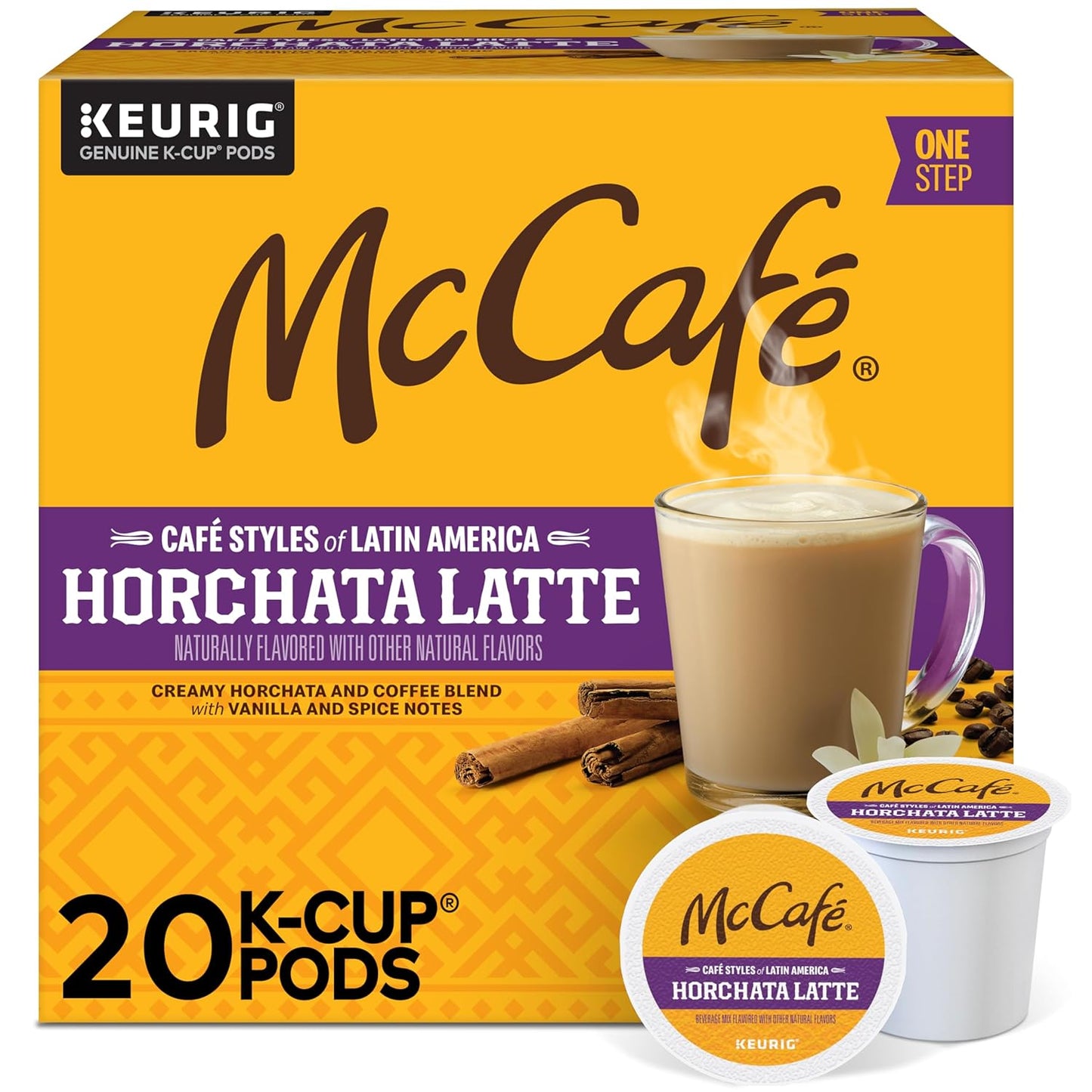 McCafe_Cafe_Styles_of_Latin_America_Horchata_Latte,_Keurig_Single_Serve_K-Cup_Coffee_Pods,_20_Count_(Pack_of_1)