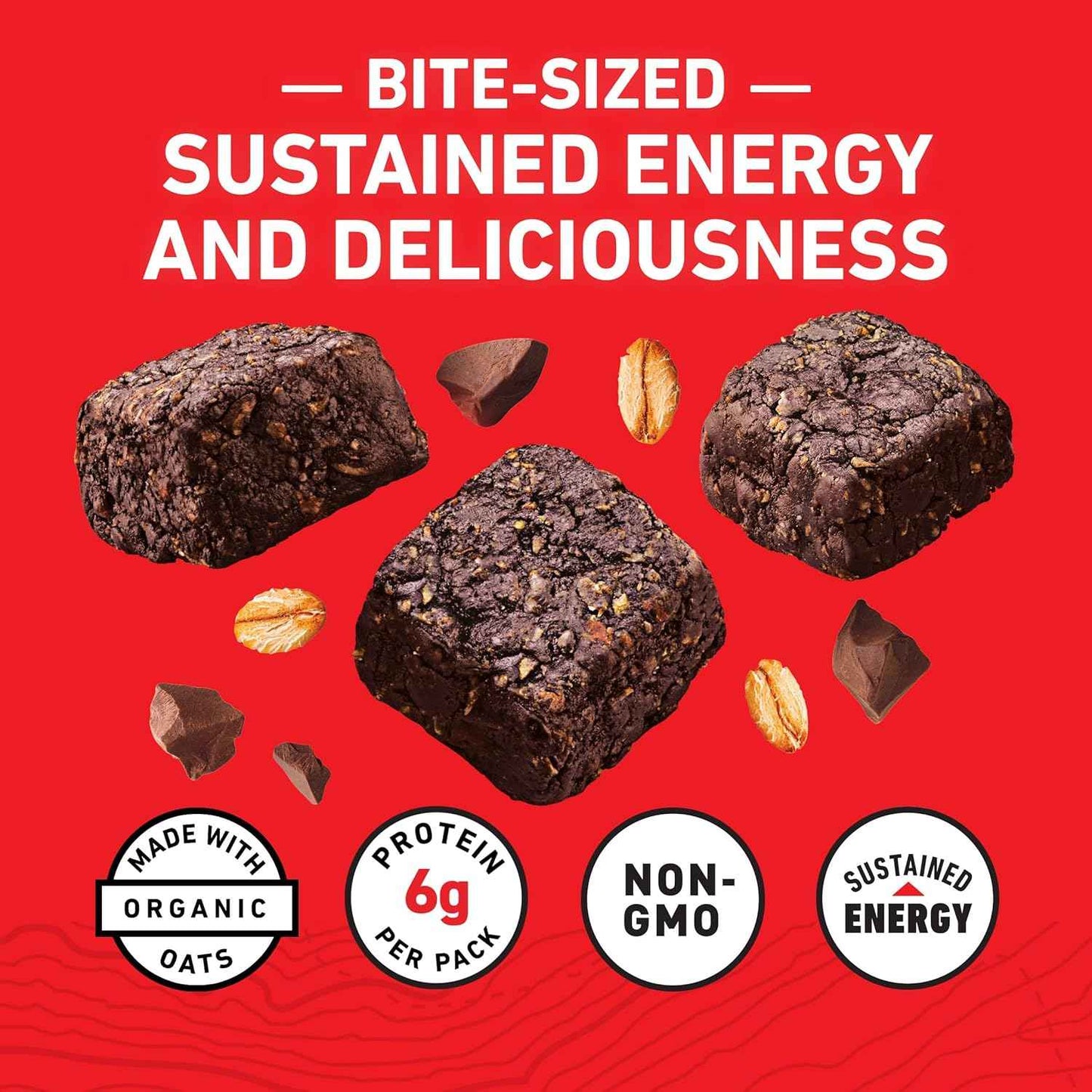 CLIF BAR Energy Bites - Made with Organic Oats - 6g Plant Based Protein - Non-GMO (5 Packs)
