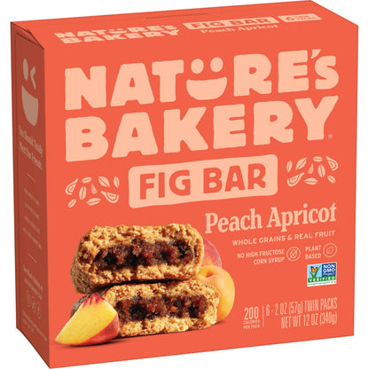 Nature's Bakery Whole Wheat Fig Bars, Real Fruit, Vegan, Non-GMO, Snack bar