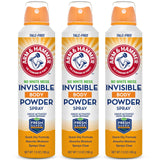 Arm & Hammer Invisible Body Powder Spray, Clear Talc-Free Body Odor & Sweat Control For Men & Women, Spray Body Powder For Women And Men, Arm And Hammer Body Spray Powder, 7 Oz