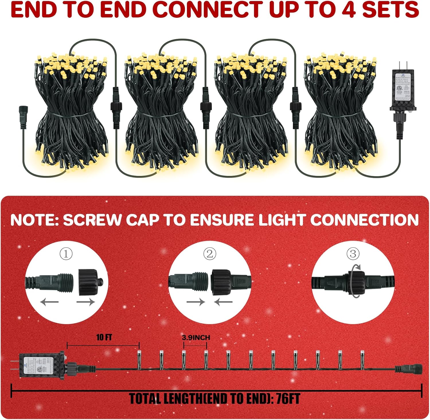 66FT_200_LED_Christmas_Light,_Twinkle_Xmas_Lights_with_8_Modes_and_Timer,_Outdoor_Waterproof_Christmas_Tree_Lights_for_Room_Bedroom_Wedding_Party_Holiday_Decorations,_Warm_White