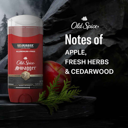 Old Spice Aluminum Free Deodorant for Men, 24/7 Protection to Eliminate Odors, 24/7 Freshness & Lasting Scent