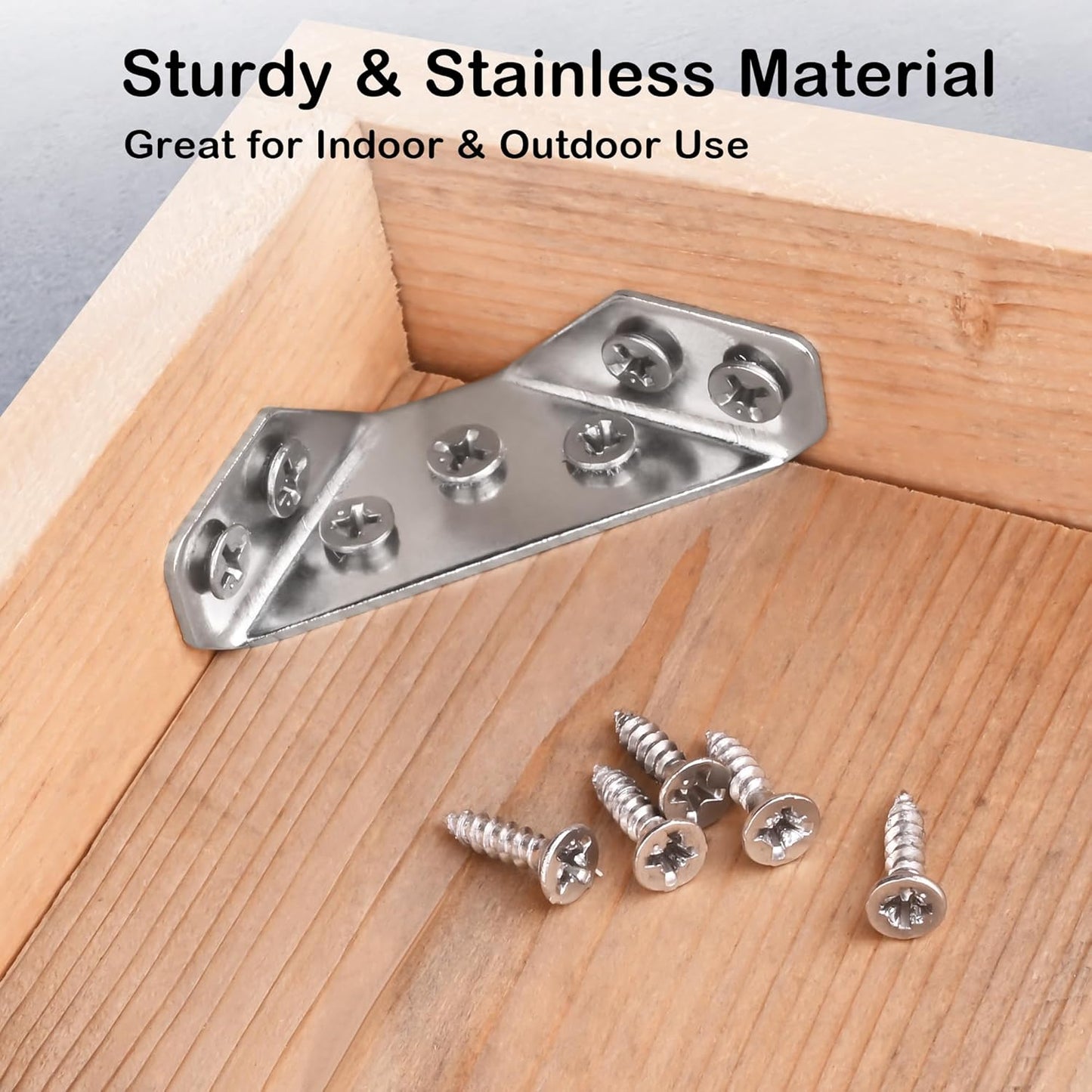 PlusRoc_12-Pack_Universal_Stainless_Steel_Furniture_Corner_Connectors_with_Screws_-_Heavy_Duty_Triangular_Support_Brackets_for_Wood_Furniture,_Drawers,_Cabinets,_Tables,_and_Chairs