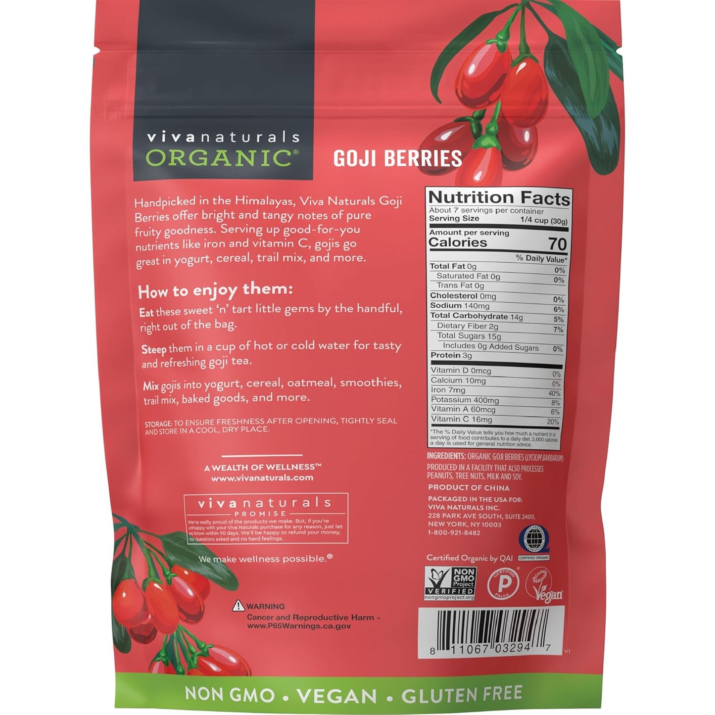 Viva_Naturals_Organic_Dried_Goji_Berries,_8_oz_(227_g)_–_Non-GMO,_Vegan_Wolfberries,_Perfect_for_Goji_Berry_Tea,_Smoothies,_Baking_&_Snacking