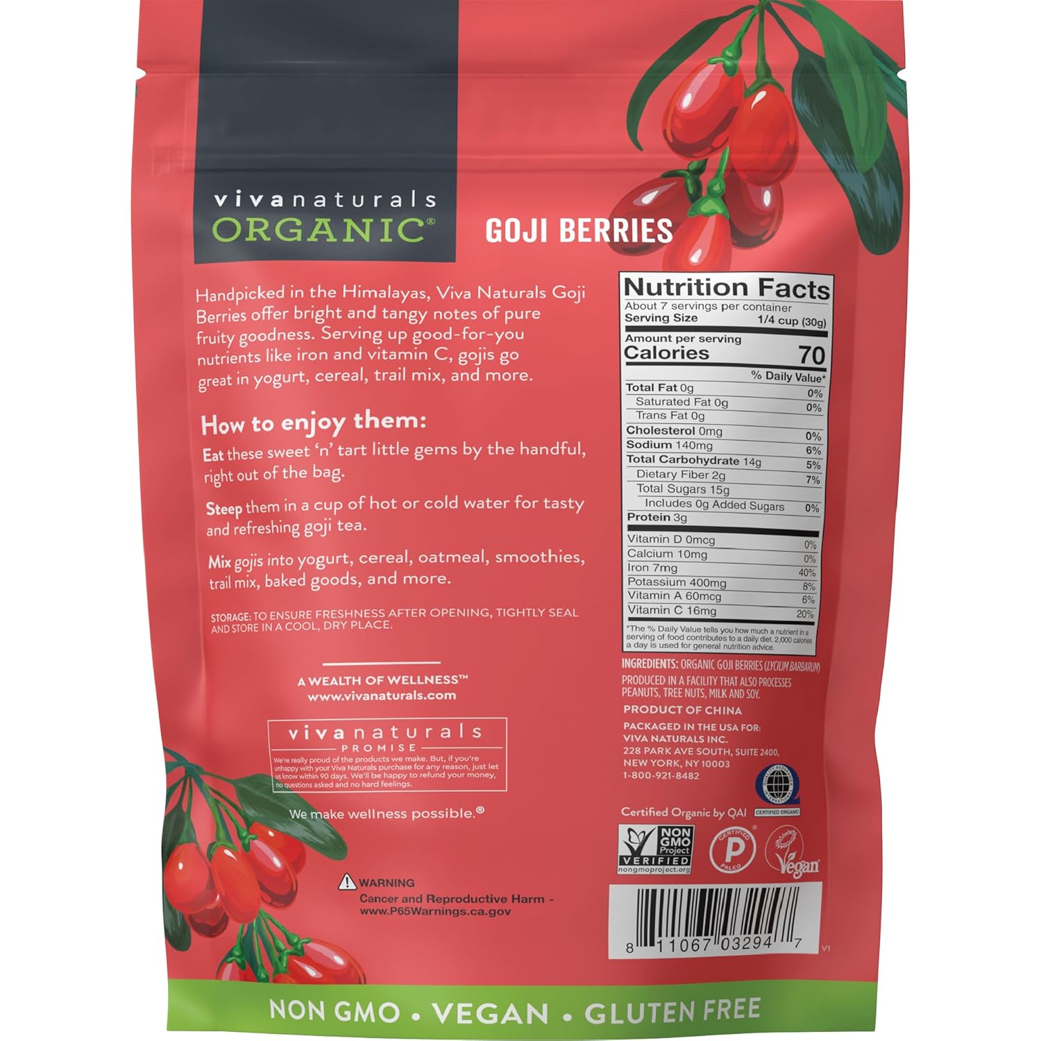 Viva_Naturals_Organic_Dried_Goji_Berries,_8_oz_(227_g)_–_Non-GMO,_Vegan_Wolfberries,_Perfect_for_Goji_Berry_Tea,_Smoothies,_Baking_&_Snacking