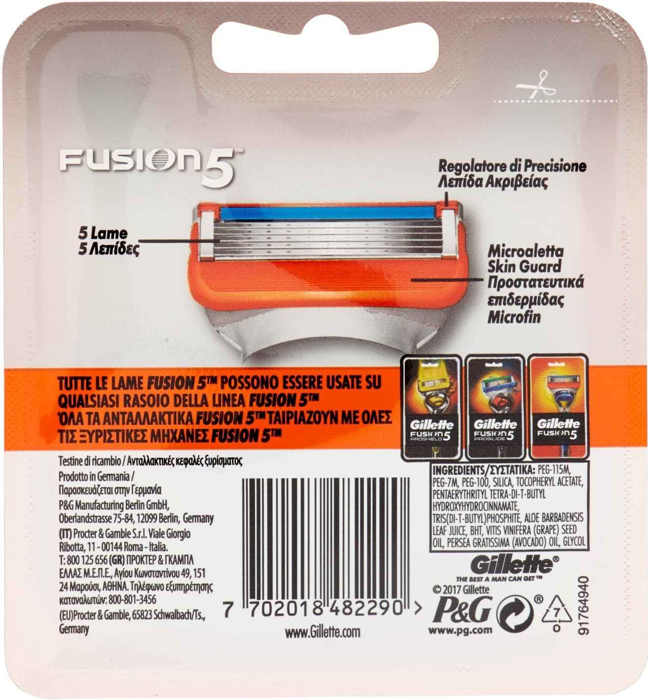 Gillette Fusion 5 Blades for Men Replacement
