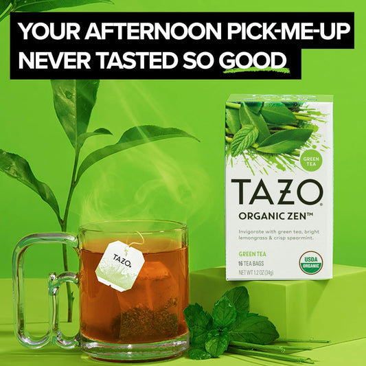 TAZO_Organic_Zen_Green_Tea,_Caffeinated_Tea_with_Refreshing_Lemongrass_&_Spearmint,_36_Total_Bags