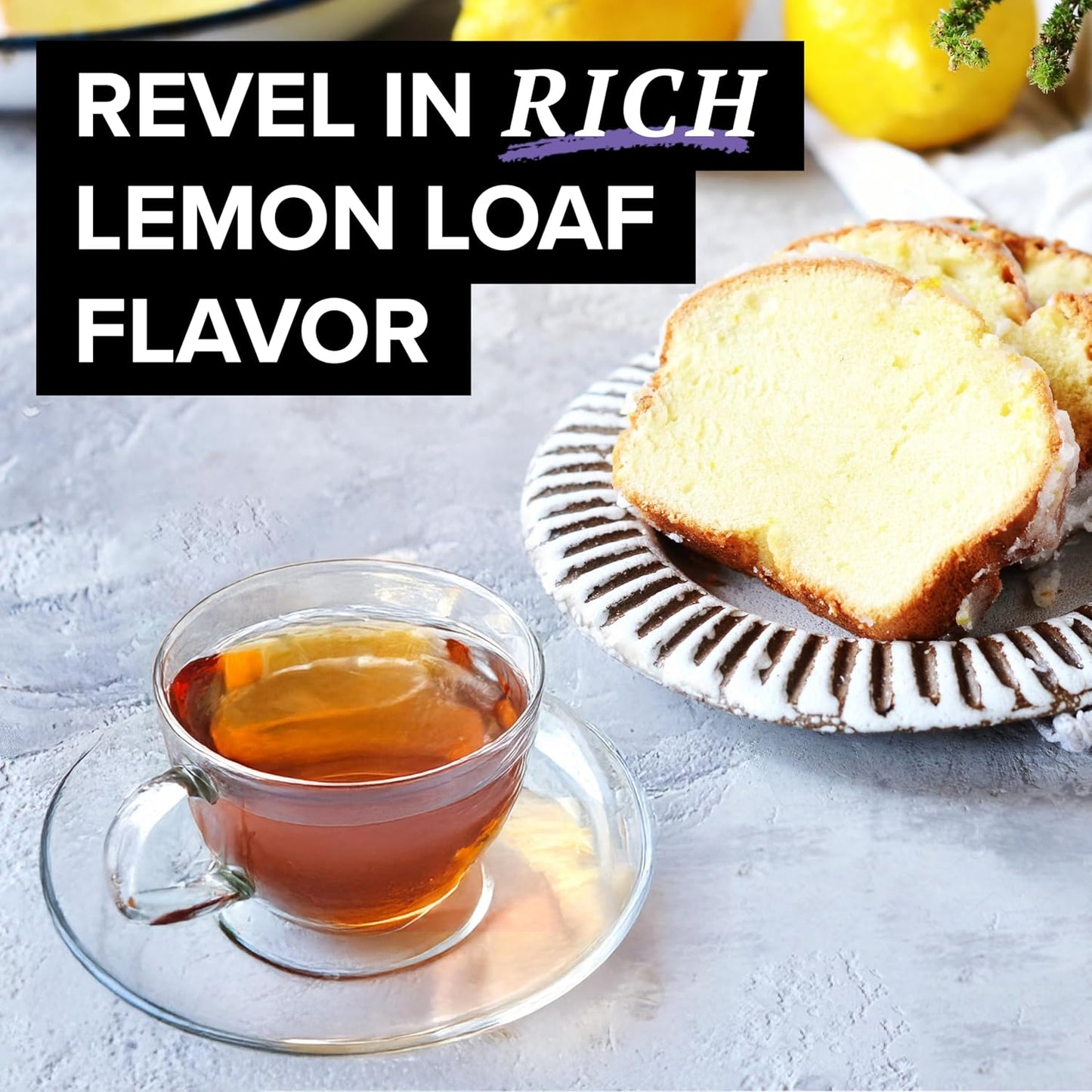 TAZO_Dessert_Delights_Glazed_Lemon_Loaf_Herbal_Tea_Bags,_Aromatic_Blend,_Caffeine-Free,_90_Total_Tea_Bags_(15ct_-_Pack_of_6)