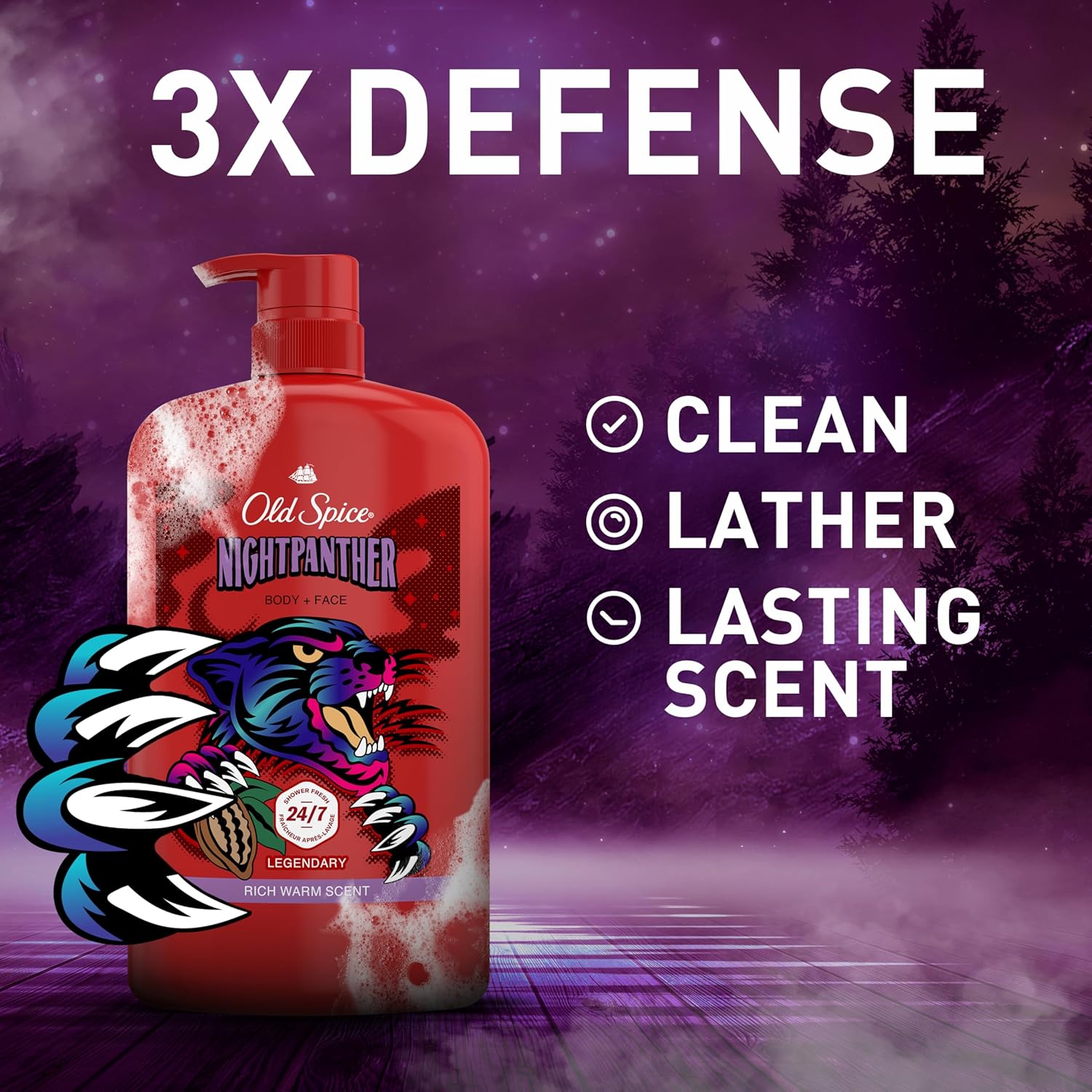 Old_Spice_Cleansing_Body_Wash_for_Men,_3X_Defense,_24/7_Shower_Fresh_with_Lasting_Scent,_2_in_1_Body_and_Face_Wash,_Daily_Men’s_Wash_and_Shower_Gel,_NightPanther_Rich_Warm_Masculine_Scent,_33.4_oz