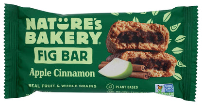 Nature's Bakery Whole Wheat Fig Bars, Real Fruit, Vegan, Non-GMO, Snack bar