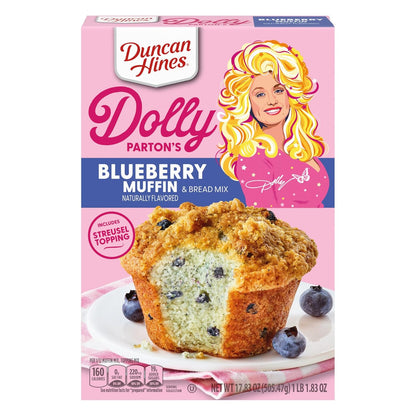 Duncan_Hines_Dolly_Parton's_Blueberry_Flavored_Muffin_&_Bread_Mix,_17.83_oz.