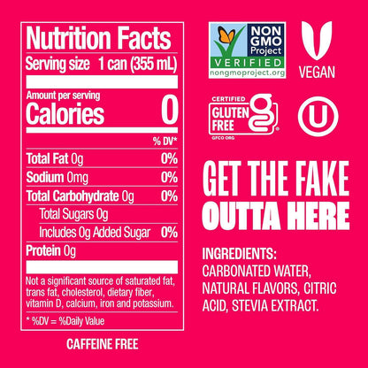 Zevia Zero Sugar Soda – Naturally Sweetened, Zero Calorie Sugar Free Soda - Non-GMO Project Verified, Gluten-Free, Vegan