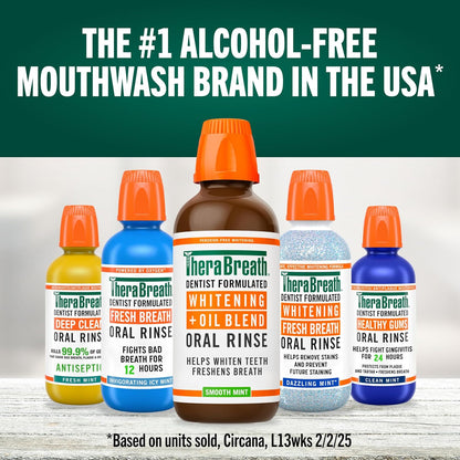 TheraBreath_Whitening_+_Oil_Blend_Oral_Rinse,_Alcohol-Free_&_Peroxide-Free_Mouthwash_Helps_Whiten_Teeth_&_Freshen_Breath,_Smooth_Mint,_16_Fl_Oz