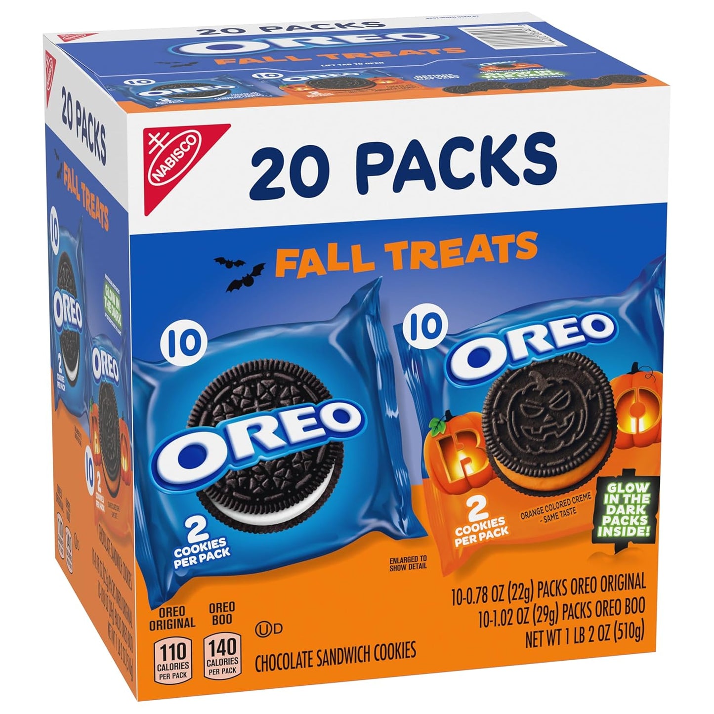 OREO_Boo!_Fall_Treats_Trick_or_Treat_Halloween_Cookies_Variety_Pack,_20_Snack_Packs_(2_Cookies_Per_Pack)