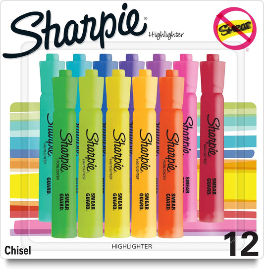 Sharpie_Tank_Highlighters,_Chisel_Tip,_Assorted_Fluorescent_Colors,_12_Count_-_Back_to_School,_Office,_Teacher_Supplies