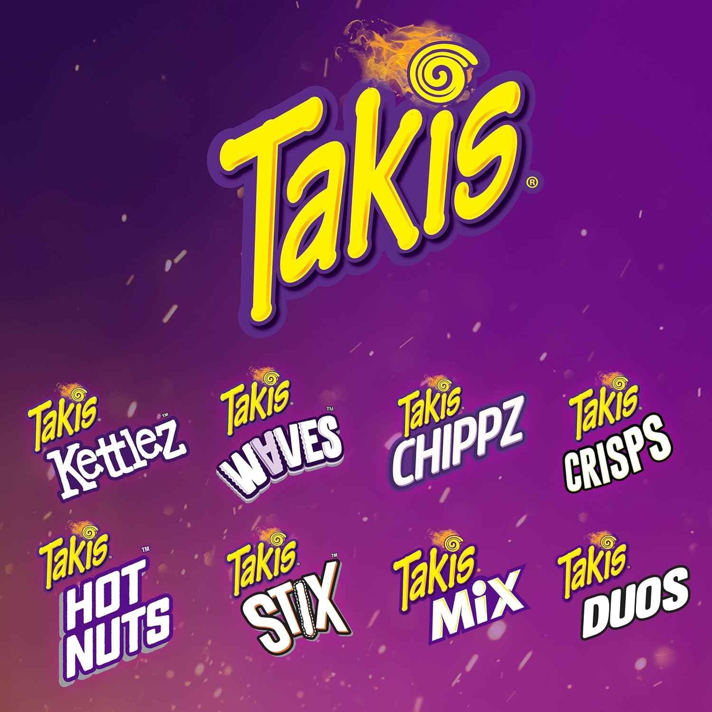 Takis Mini 25 pc / 1.23 oz Bite Size Variety Pack, Flavored Mixed Rolled Tortilla Chips