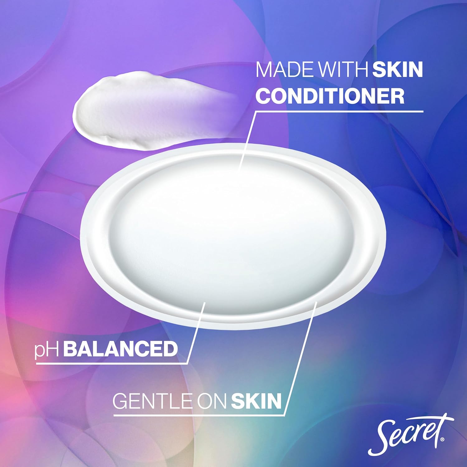 Secret_Fresh_Antiperspirant_Deodorant_for_Women,_72hr_Breathable_Sweat_&_Odor_Protection,_Instant_Freshness_&_Gentle,_PH_Balancing_Mineral,_Invisible_Solid,_Relaxing_Lavender_Scent,_2.6_oz_(Pack_of_3)