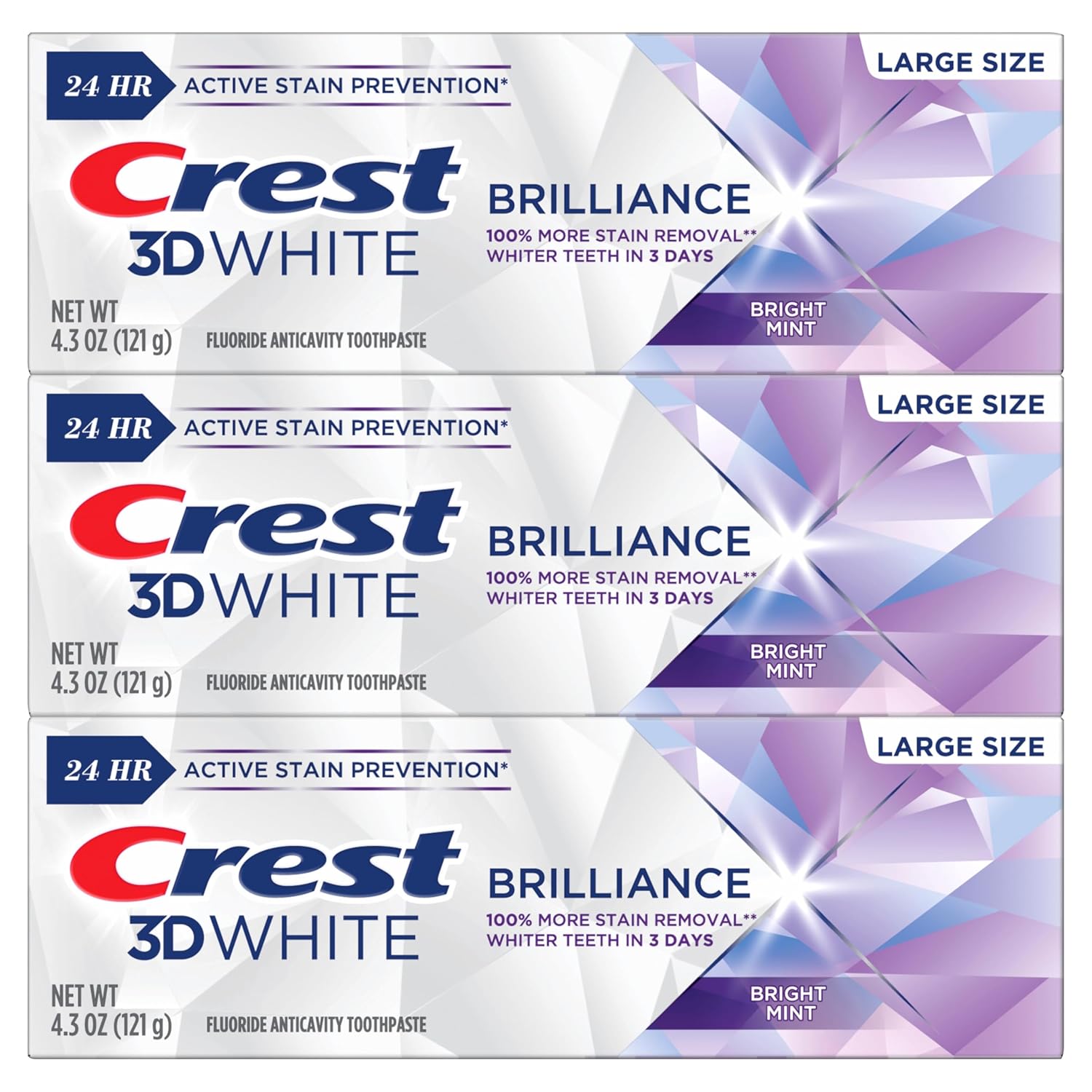 Crest_3D_White_Brilliance_Bright_Mint_Teeth_Whitening_Toothpaste,_4.3_oz_Pack_of_3,_100%_More_Surface_Stain_Removal,_24_Hour_Active_Stain_Prevention,_Whiter_Teeth_in_3_Days