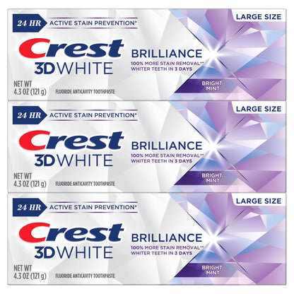 Crest_3D_White_Brilliance_Bright_Mint_Teeth_Whitening_Toothpaste,_4.3_oz_Pack_of_3,_100%_More_Surface_Stain_Removal,_24_Hour_Active_Stain_Prevention,_Whiter_Teeth_in_3_Days