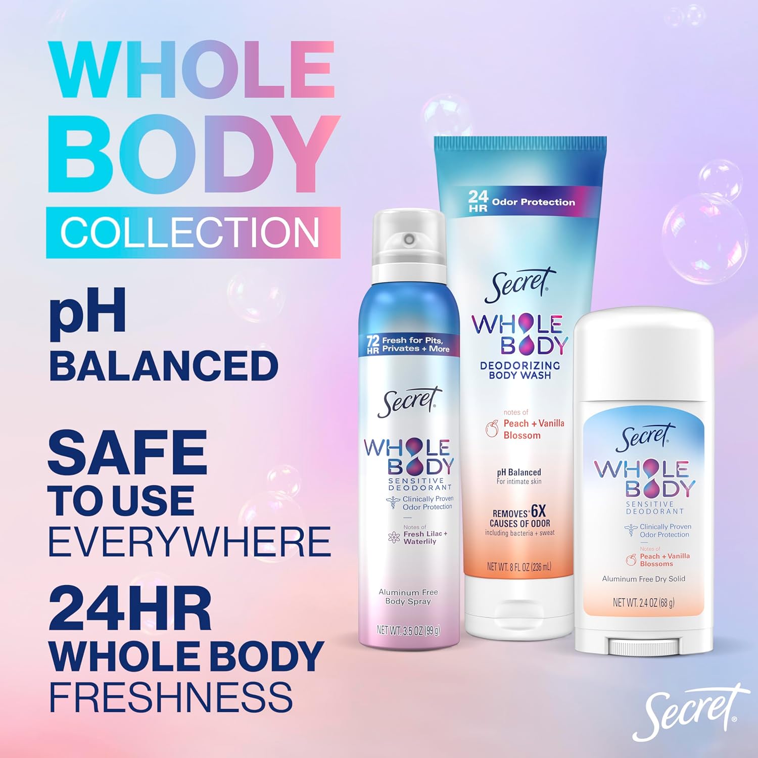 Secret_Whole_Body_Deodorant_Stick_for_Women,_Travel_Size,_Peach_&_Vanilla_Blossom_Scent,_Aluminum_Free_Deodorant,_72_HR_Odor_Protection,_0.5_oz