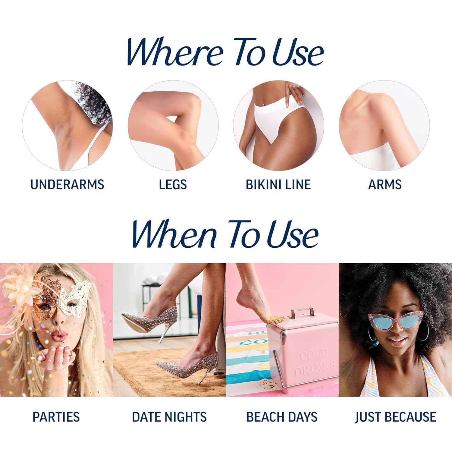 VEET Ready-To-Use Waxing Kit For Women, Wax Strips For Body Hair Removal, Wax Kit For Legs and Body, Personal Care Product, Hair Remover