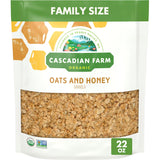 Cascadian Farm Organic Granola, Dark Chocolate Almond Cereal, Resealable Pouch, 11 oz
