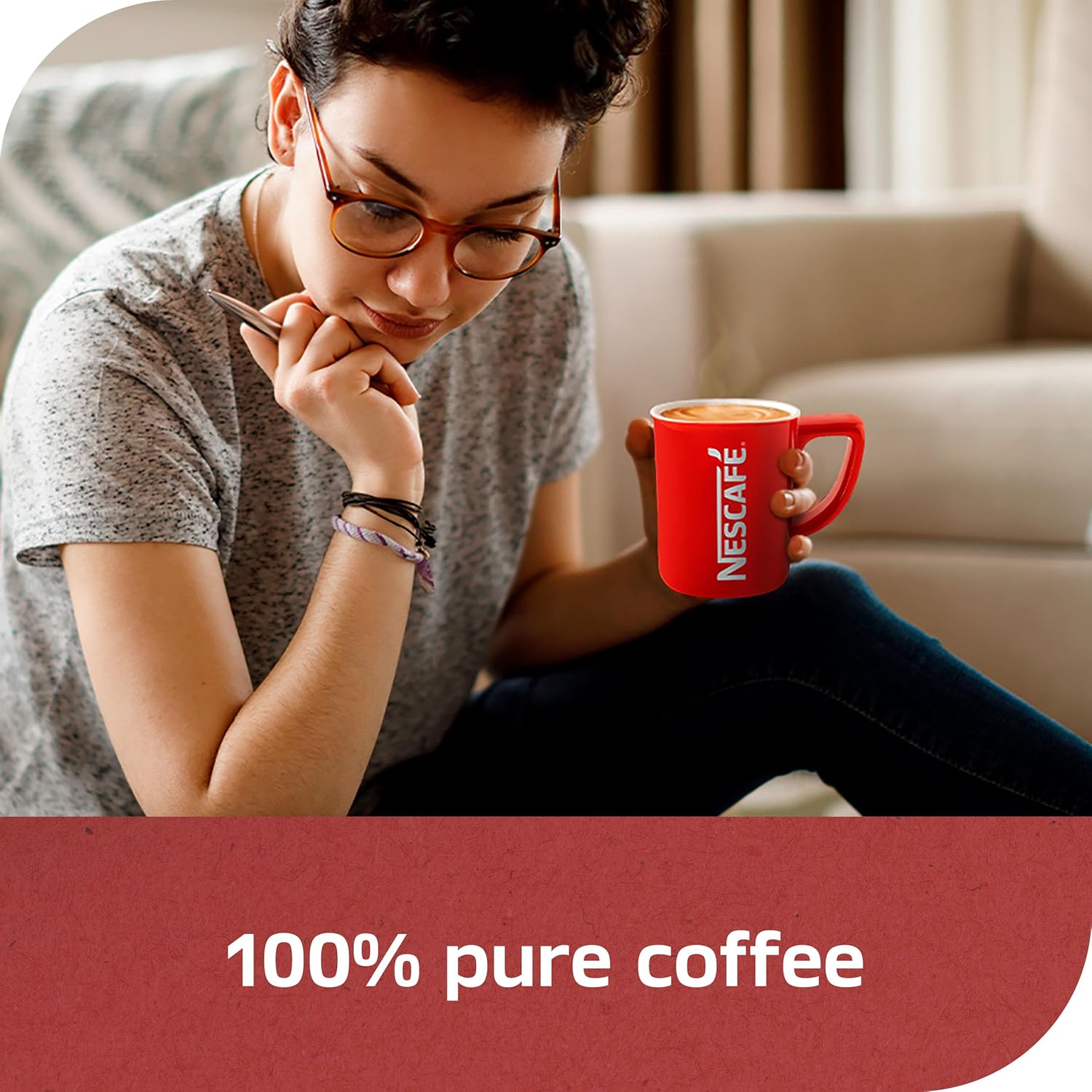 NESCAFE_CLASICO_Instant_Coffee,_Dark_Roast_Coffee,_1_Canister_(14.1_Oz)