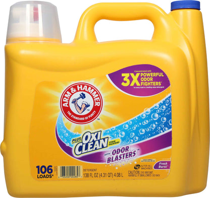 ARM & HAMMER Plus OxiClean Odor Blasters, Liquid Laundry Detergent