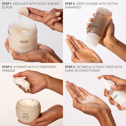 OUAI_Detox_Shampoo_-_Clarifying_Shampoo_for_Build_Up,_Dirt,_Oil,_Product_and_Hard_Water_-_Apple_Cider_Vinegar_&_Keratin_for_Clean,_Refreshed_Hair_-_Sulfate-Free_Hair_Care_(10_oz)