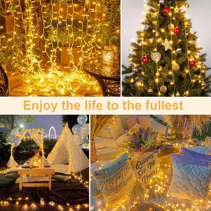 4_Pack_Battery_Christmas_Light_String_16.5Ft_50_LED_Clear_Wire_Sting_Lights_Christmas_Tree_Wrapped_Lights_Timer_8_Modes_Auto_On/Off_Christmas_Fairy_Lights_for_Indoor_Outdoor_Patio_Wreath_Garden_Deck