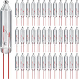 200 Pcs Mini Christmas 2.5 Volt Replacement Light Bulbs Christmas Tree Lights String Lights Replacement Bulbs for Indoor/Outdoor Christmas Lights Decor Home Xmas Tree