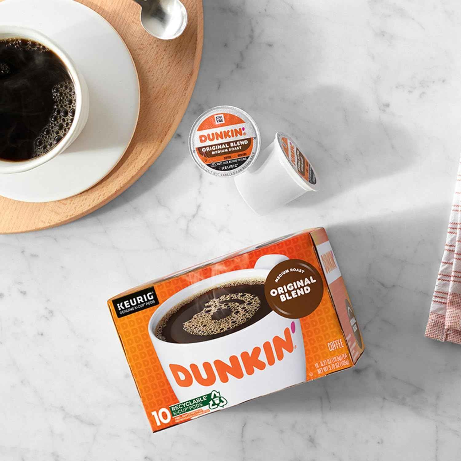 Dunkin’ Coffee, Medium Roast, K-Cup Pods, Keurig K-Cup Pods
