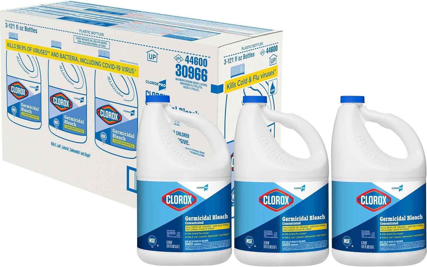 Clorox® Ultra Germicidal Bleach, 121 Oz, Case Of 3