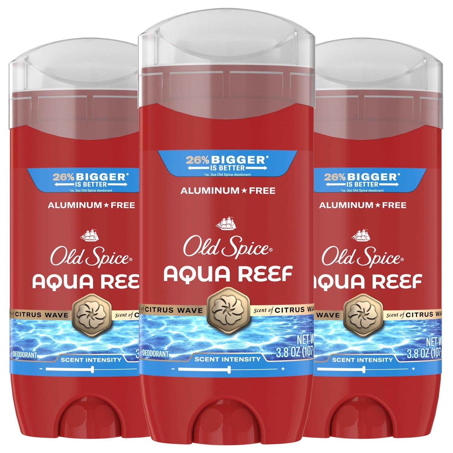 Old Spice Aluminum Free Deodorant for Men, 24/7 Protection to Eliminate Odors, 24/7 Freshness & Lasting Scent
