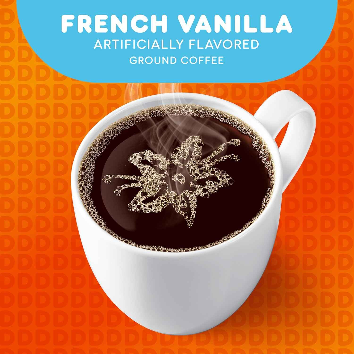 Dunkin' French Vanilla Flavored Coffee, Keurig K-Cup Pods