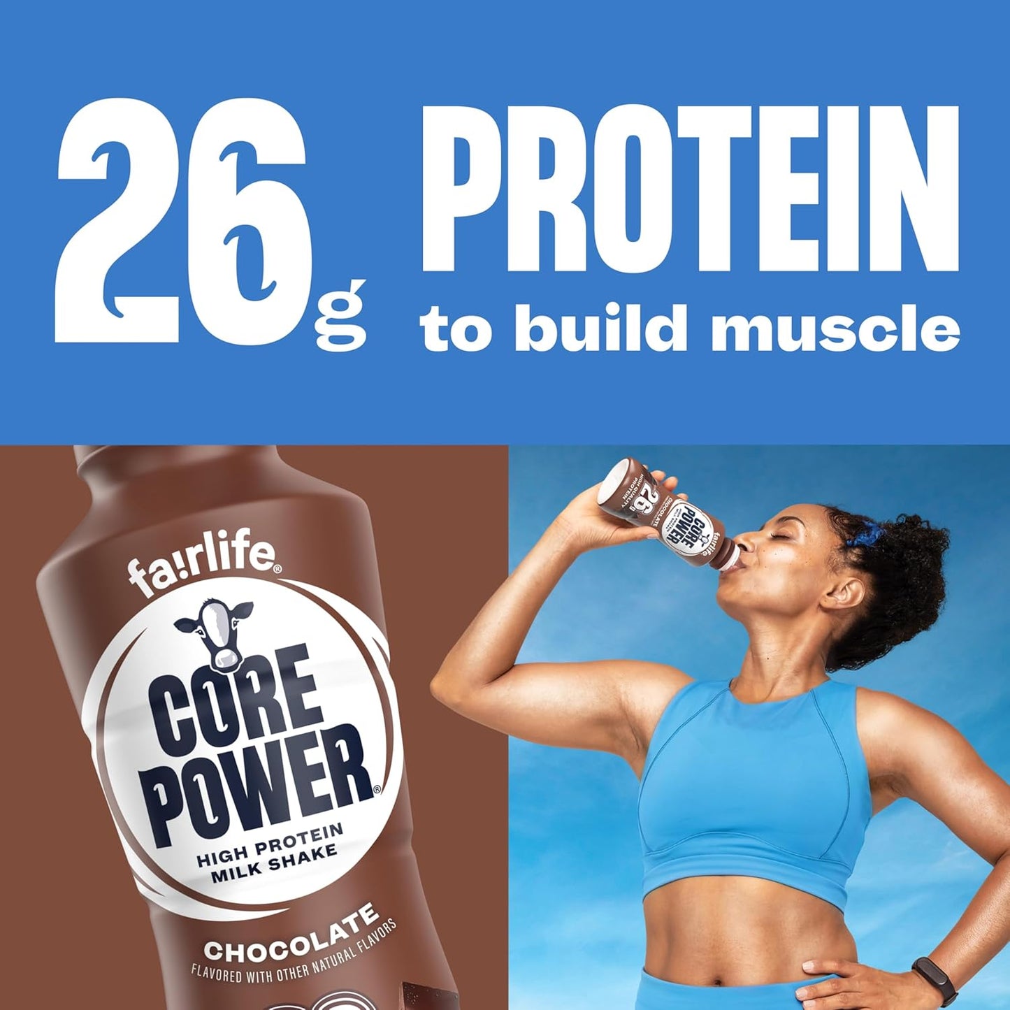 Core_Power_Protein_Shake,_Chocolate,_26g_Bottle,_14oz,_12_Pack