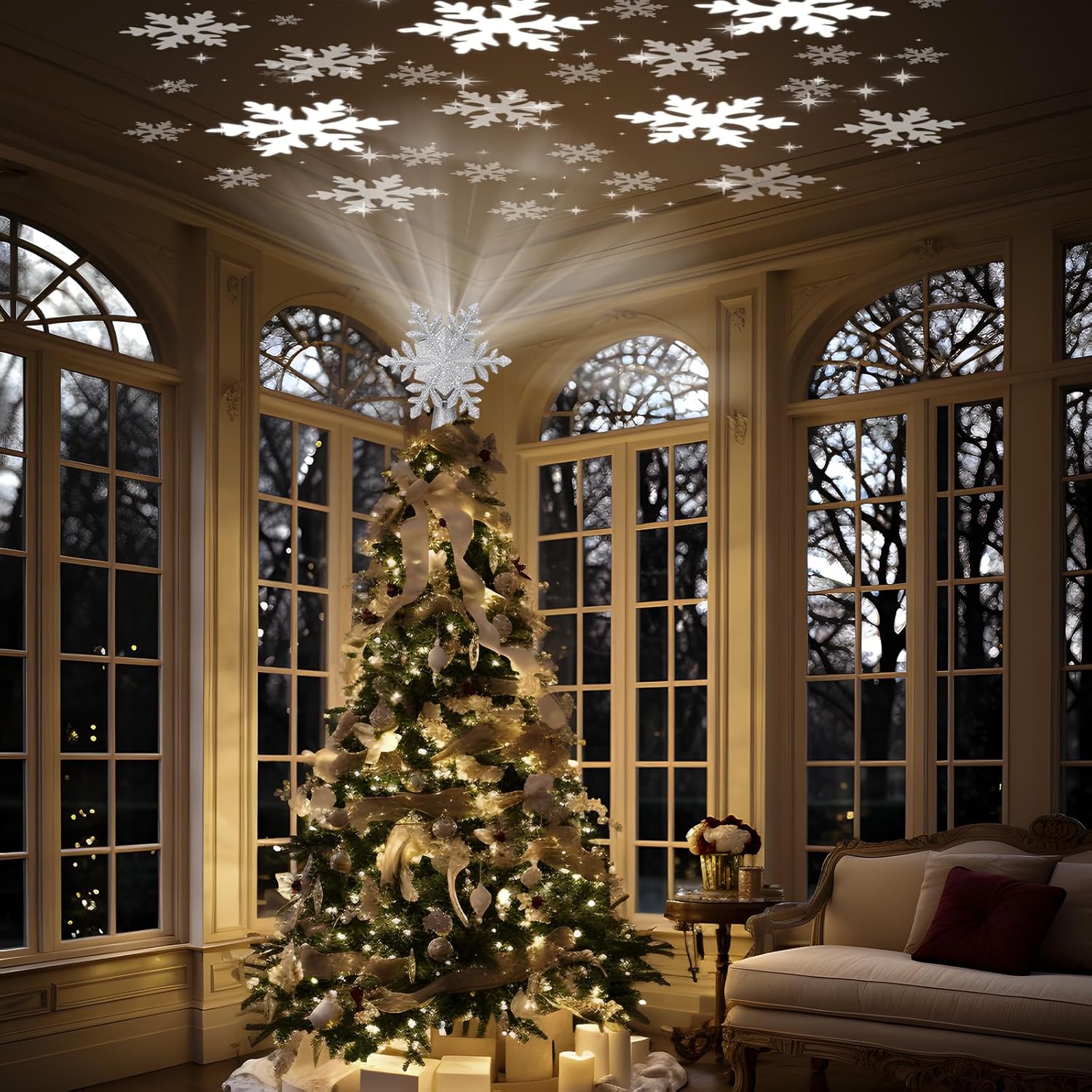 Christmas_Tree_Topper_Lighted_with_6_Projection_Slides,_PliMook_Snowflake_Christmas_Tree_Topper_LED_Rotating_3D_Lighted_Tree_Toppers_Glitter_Tree_Topper_Projector_for_Christmas_Tree(Silver)