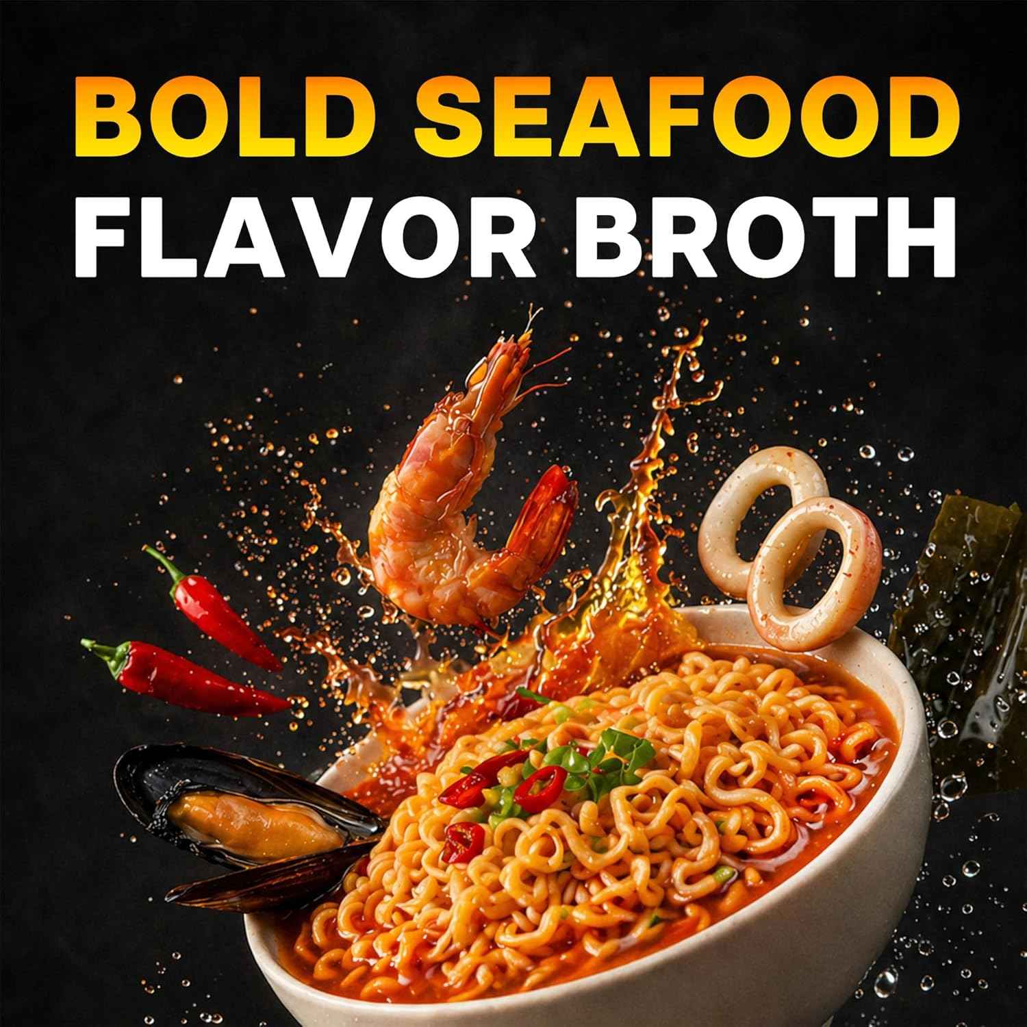 Nongshim Neoguri Spicy Seafood with Udon-Style Noodle, 4.2 Ounce