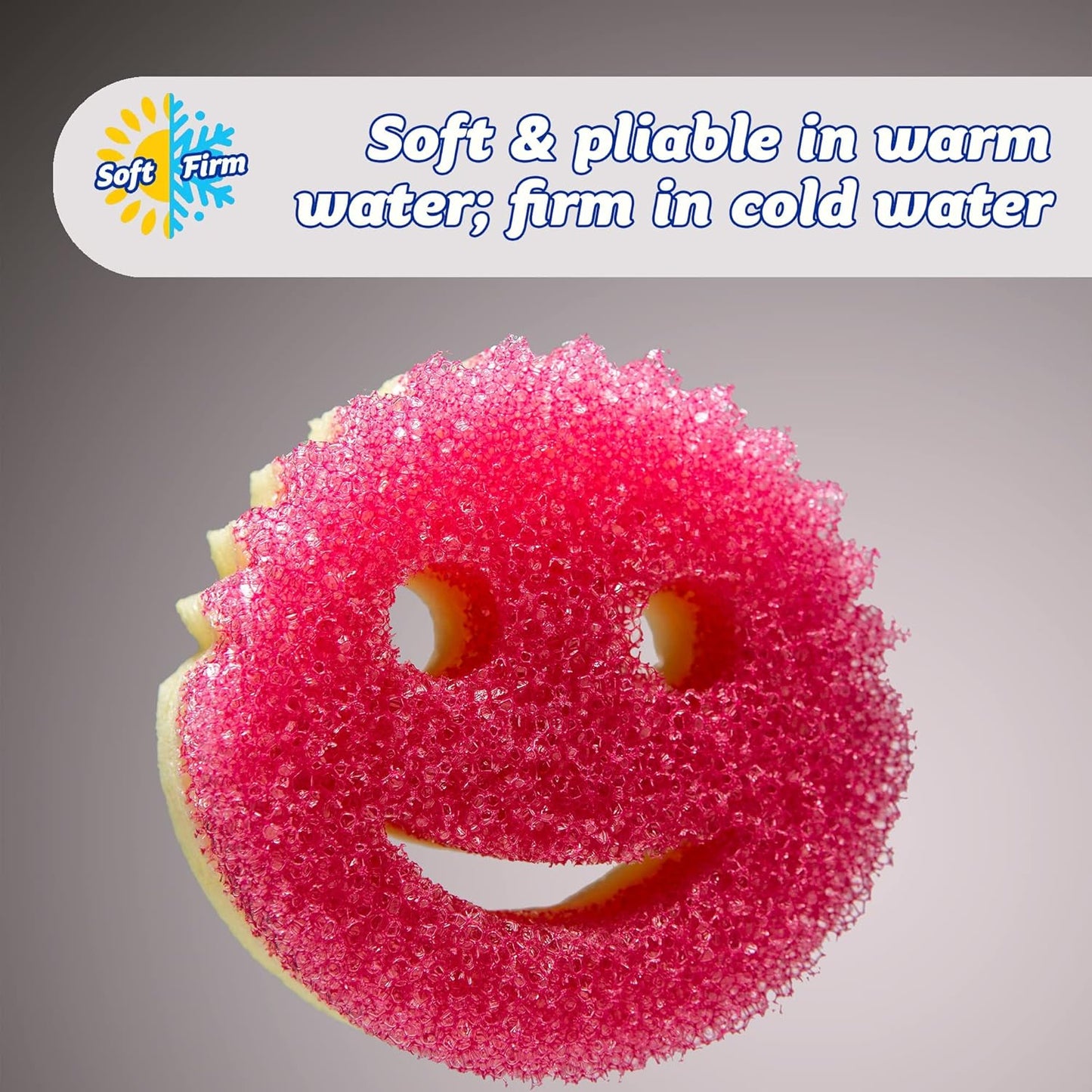 Scrub_Daddy_Dual_Sided_Texture_Changing_Sponge/Scrubber_-_Super_Absorbent_Sponge_Side_-_Scrub_Mommy_(Pink)_-_1_Count