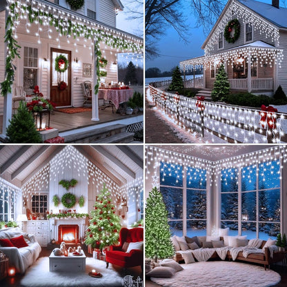 echosari_Christmas_Icicle_Lights_Battery_Powered,_20Ft_300_LED_Icicle_Lights_Dimmable_with_8_Modes_Timer_Remote_for_Eaves_Porch_Fence_Yard_Outdoor_Decor(Cool_White)