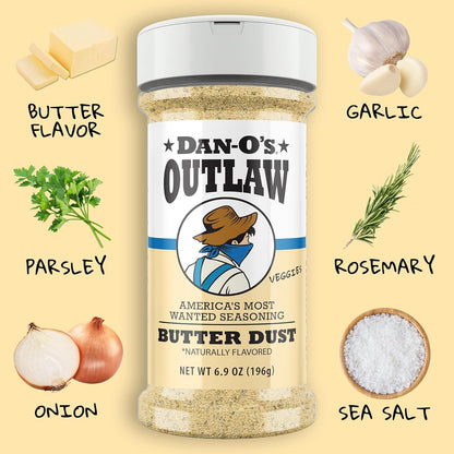 Dan-O's_Outlaw_Seasoning_6_Bottle_Set-_Butter_Dust,_Butter_Steak,_Spicy_BBQ,_Sweet_Caribbean,_Sweet_&_Tangy_BBQ,_and_Blackened_Bloody_Mary_Seasoning