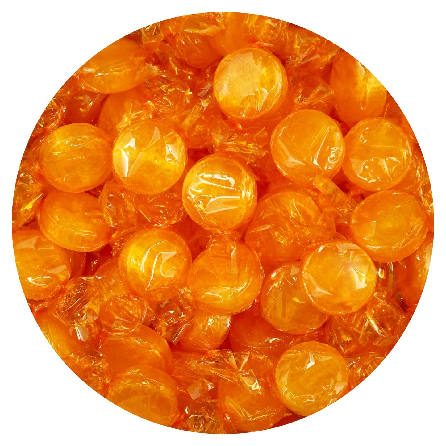 Butterscotch Hard Candy - 5lb Bulk Bag (Approx. 375 pcs) - Individually Wrapped Butterscotch Candy Discs - The Hampton Popcorn &amp;amp; Candy Company