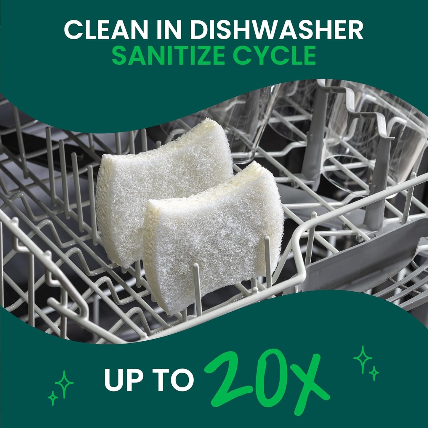 Scotch-Brite®_Greener_Clean™_Non-Scratch_Scrub_Sponge,_6_Pack,_6_Units_per_Case