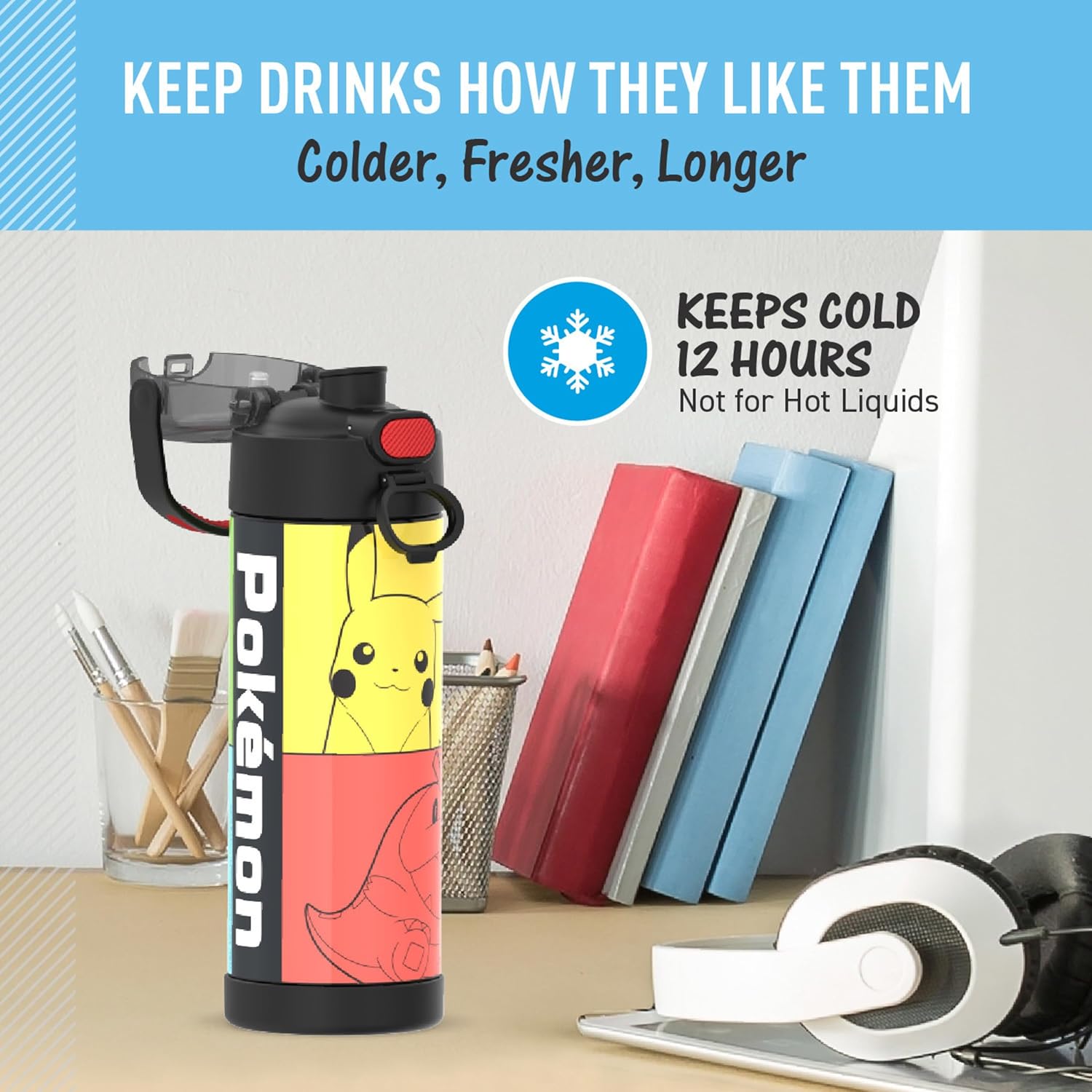 THERMOS_FUNTAINER_16_Ounce_Stainless_Steel_Vacuum_Insulated_Bottle_with_Wide_Spout_Lid,_Pokemon