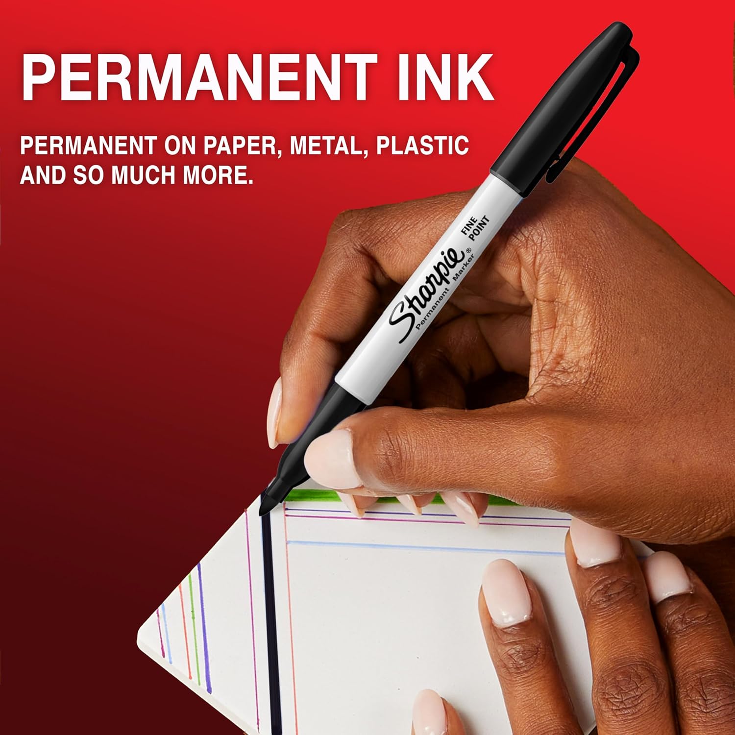 Sharpie_Permanent_Markers_|_Fine_Point_for_Bold_Details_|_BlackBlueRed_and_Green_Ink_Colours_|_4_Marker_Pens