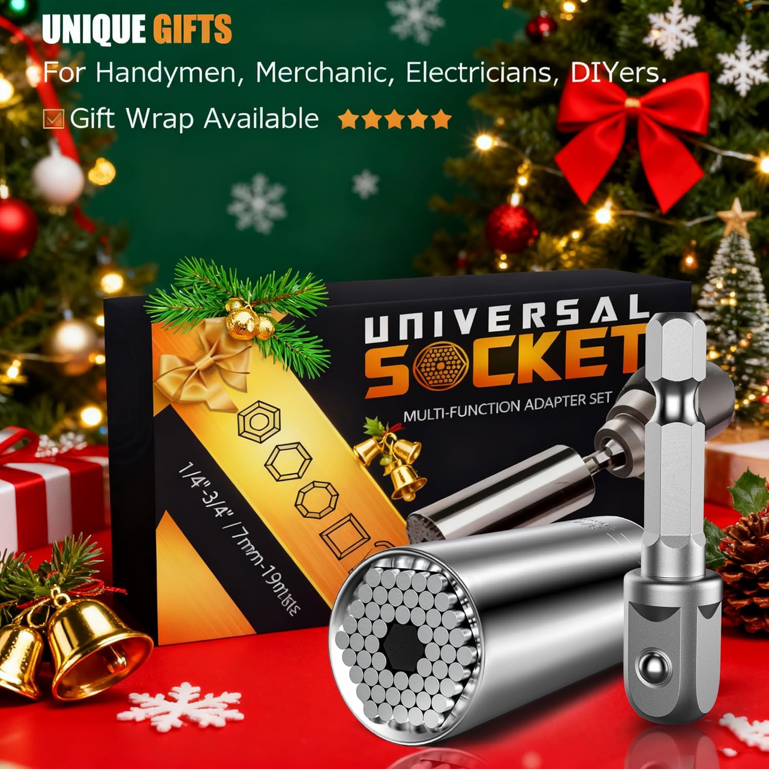 Valentines_Day_Gifts_for_Him_Husband_Her_Boyfriend_Super_Universal_Socket_Tools_Gifts_for_Men,_Grip_Set_with_Power_Drill_Adapter_Cool_Stuff_Gadgets_Ideas_Gifts_for_Dad_Valentines_Day_Gifts_Basket