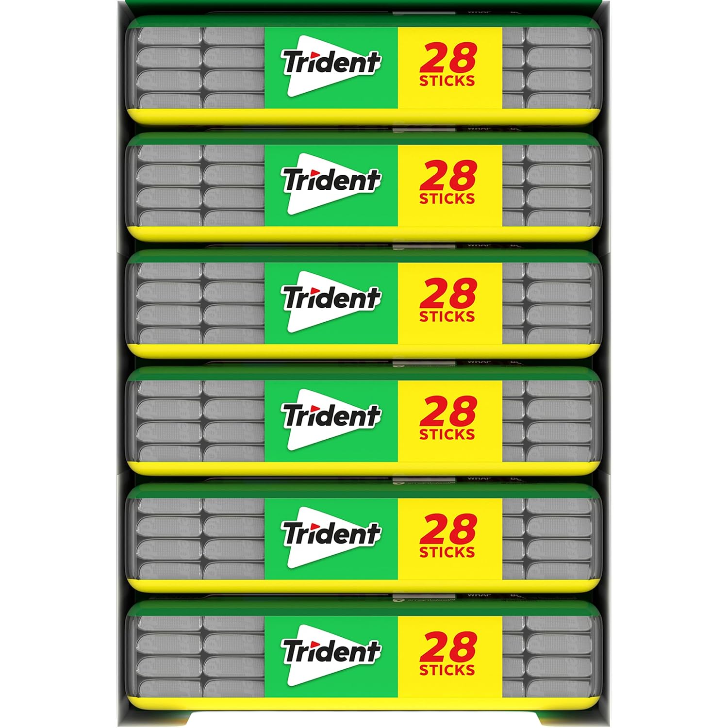 Trident_Spearmint_Sugar-Free_Chewing_Gum,_6_Pocket_Packs_of_28_Pieces_(168_Total_Pieces)